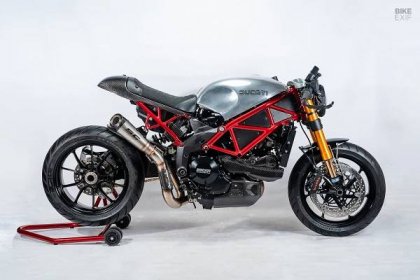 Ducati Multistrada café racer by STG Tracker