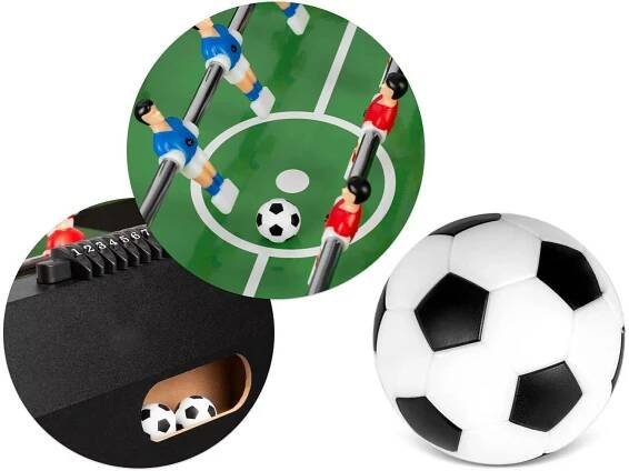 Neo-Sport Stolní fotbal NS-805 černý 118 × 61 × 79 cm