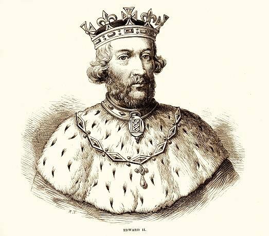 King Edward II sat on the throne at the time of the castle's construction.