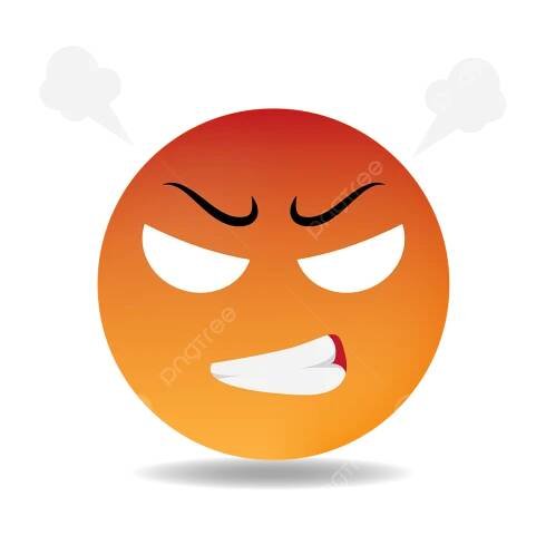 Angry Emoji Icon, Emoji, Icon, Angry PNG and Vector with Transparent ...