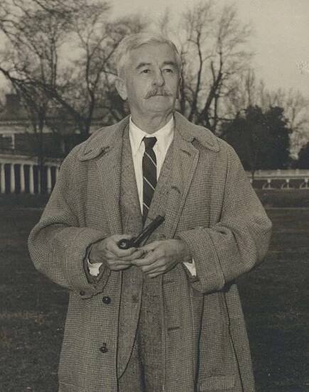 William Faulkner on the Lawn