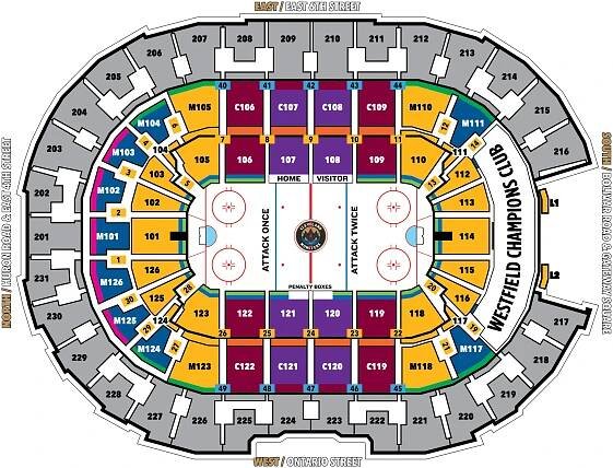 Cleveland Monsters Seating