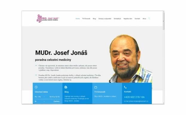 Nové stránky poradny MUDr. Josefa Jonáše
