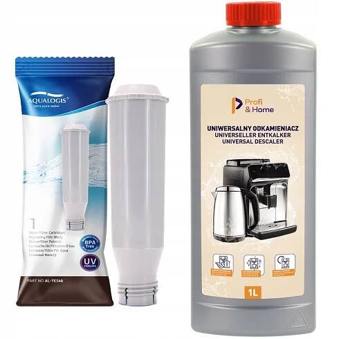 Vodní filtr Aqualogis AL-TES46 bílý 3 ks + Univerzální odvápňovač KAMSTOP 1000 ml