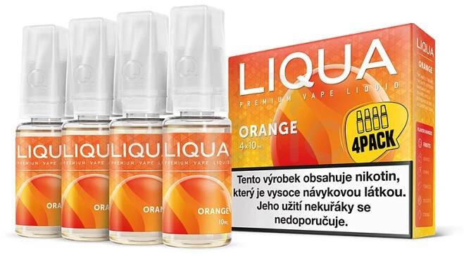 Pomeranč - Orange - LIQUA 4-Pack