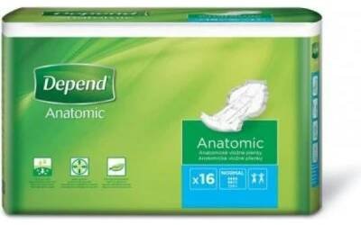 Depend Normal inkont.vložné pleny 16ks