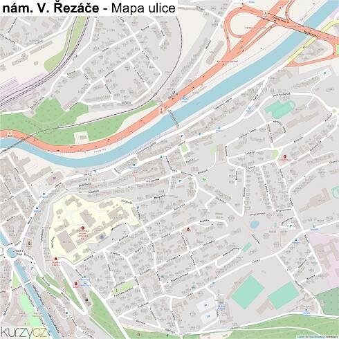 nám. V. Řezáče - mapy | Kurzy.cz