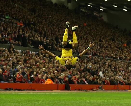 EL UEFA: Liverpool - Dortmund 4:3 (Aubameyang 0:2) - GALERIE: FC Liverpool - Borussia Dortmund 4:3 (2/8)