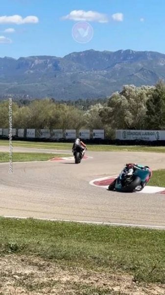 Maverick Vinales and David Alonso Train Together Part II