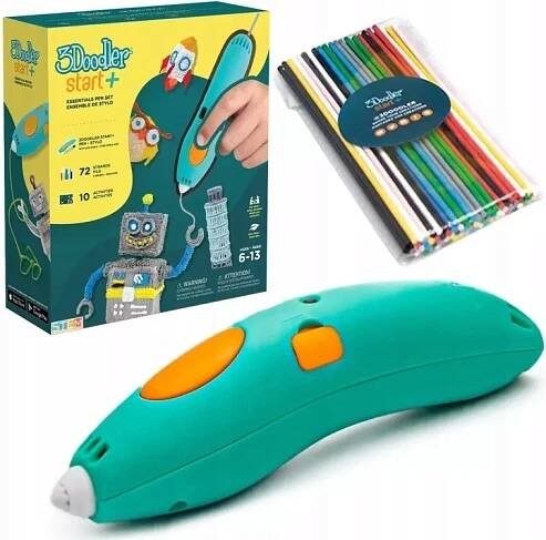 3Doodler 3D Pero Start+ a 72 náplní + 12 šablon