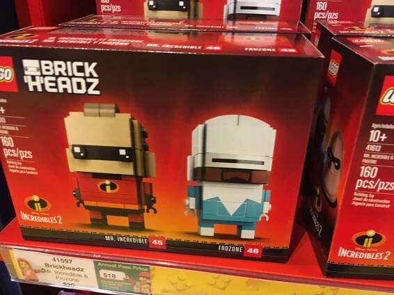 Incredibles 2 BrickHeadz revealed | Brickset