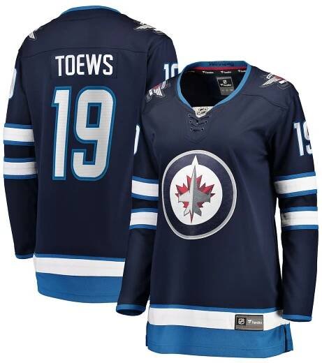 Women's Winnipeg Jets Jonathan Toews Fanatics Navy Home Breakaway Player Jersey