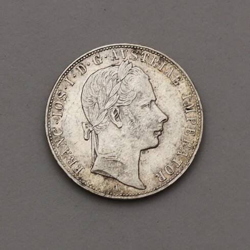 Stříbrný Zlatník 1857 A - Franz Josef - Vzácný!