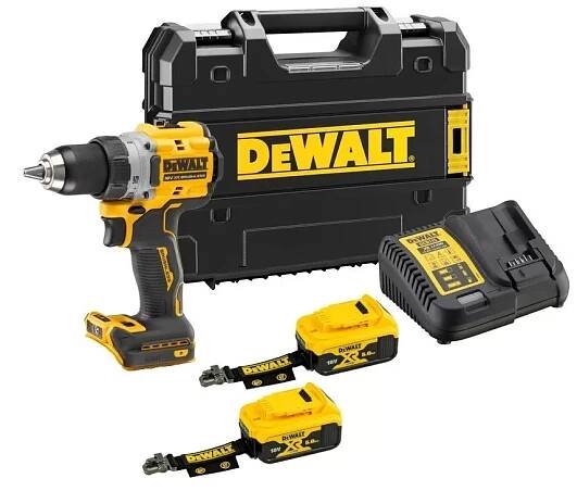 Aku vrtačka 18V 2x5,0Ah kufr Tstak DeWALT DCD800P2LRT