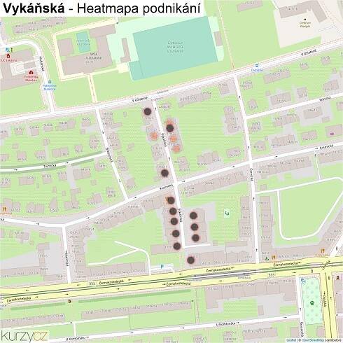 Vykáňská - mapy | Kurzy.cz