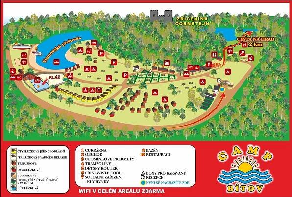 Vranovská přehrada kemp, ubytování vranovská přehrada - Camp Bítov - Úvod