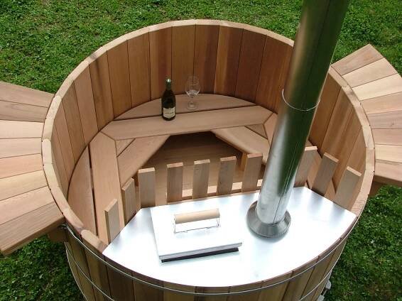 Wood Fired Japanese Soaking Tub - Bathtub Designs