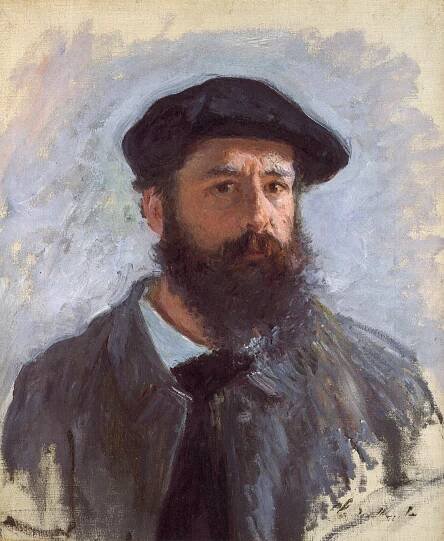 Claude Monet portrait of himself
