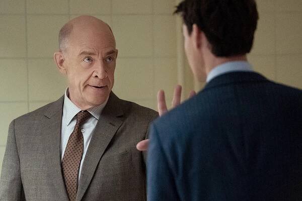 J.K. Simmons plays Howard Silk and Howard Prime in “Counterpart.”