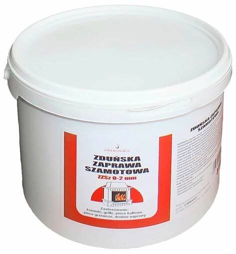 Zdunská šamotová malta 3,5 kg kbelík PARKANEX