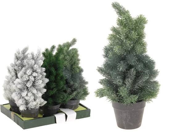 Umělý vánoční stromek v květináči 3 provedení, 38 cm nakoupit u OBI