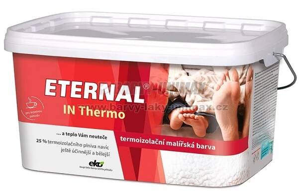 Tepelně izolační malířská barva ETERNAL IN Thermo - 4 kg - bílý