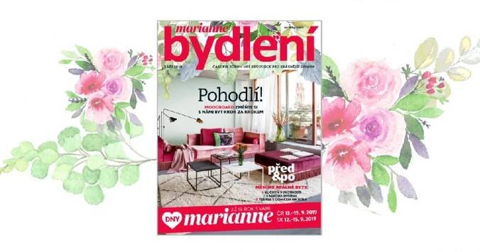 Vychází zářijové Marianne Bydlení s kupony na Dny Marianne!