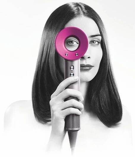 Dyson Supersonic HD07 šedá/fuchsiová
