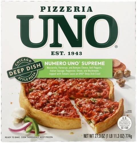 Uno 9 inch Chicago Style Deep Dish Supreme Pizza