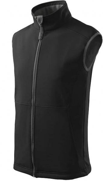 Vesta softshell pánská černá