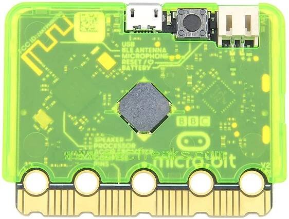 ELECFREAKS - Pouzdro pro micro:bit V2, zelená