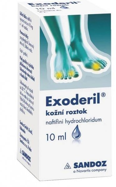 Sandoz Exoderil kožní roztok