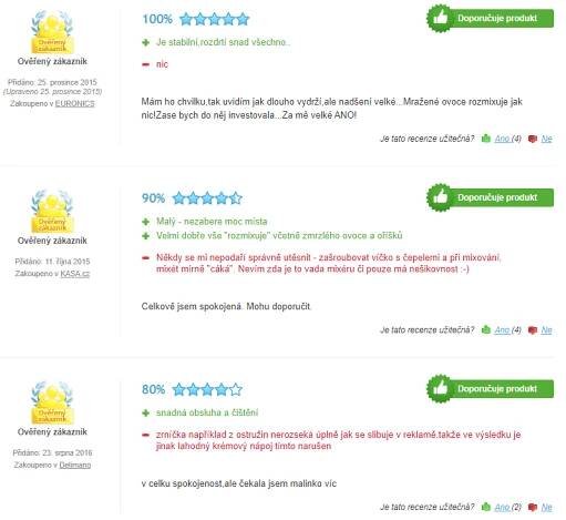 Delimano Nutribullet 900 W reálné zkušenosti