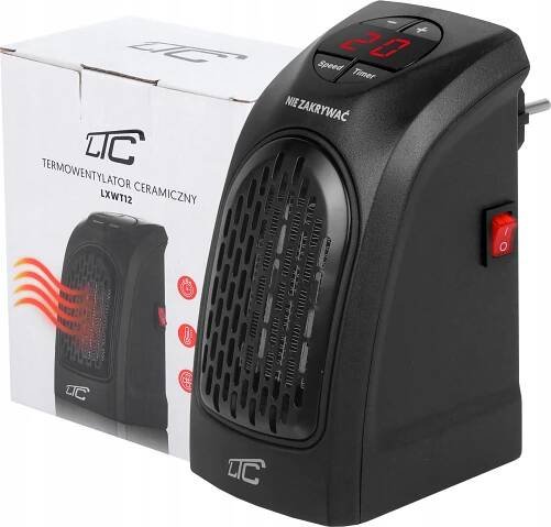 KERAMICKÝ TERMOVENTILÁTOR S ELEKTRICKÝM TOPNÝM TĚLESEM