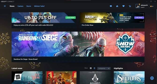 Ubisoft Connect client for Windows