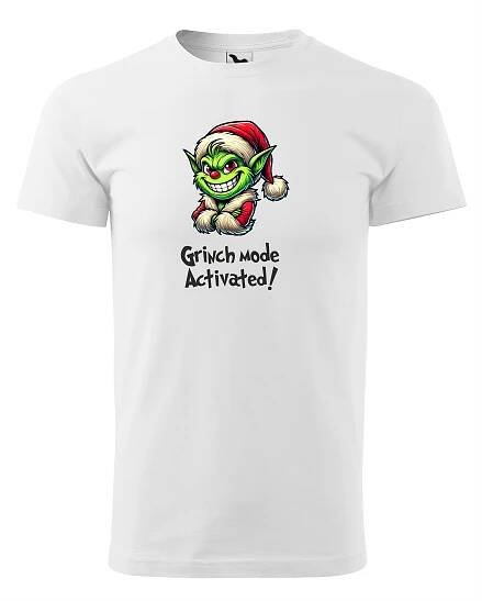 "Vánoční" tričko - Grinch mode: Activated!