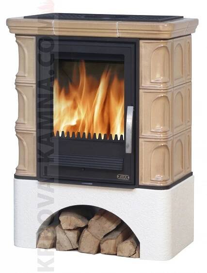 ABX Iberia K I. s výměníkem 6.9 kW - tabakbraun | Krbova kamna COM