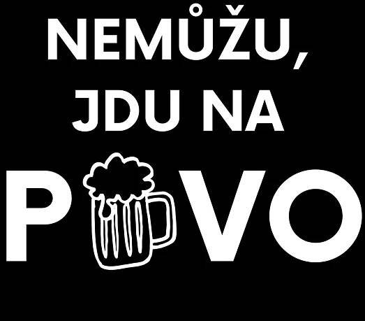 Obrázek produktu Pánské tričko Nemůžu, jdu na pivo