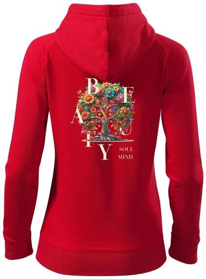 Dámská mikina Voyage s potiskem Beauty Soul Mind