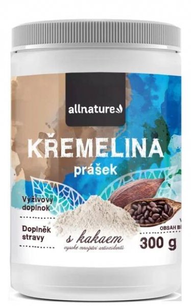 Allnature Křemelina s kakaem prášek 300 g