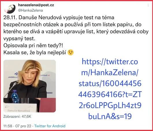 Danuše Nerudová – všechny pomluvy, hejty, dezinformace a dezinterpretace – Prezidenti ČR