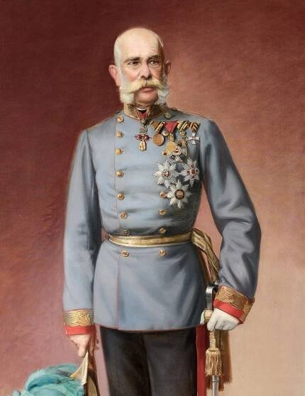 Historický snímek 'J. V. císař František Josef I., král český.' - Bejvávalo.cz