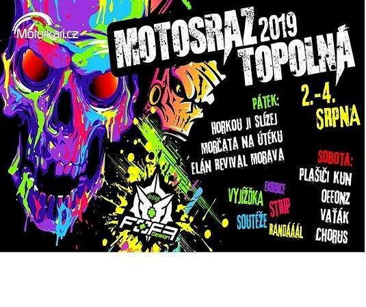 Sraz Motosraz Topolná 2019 Topolná 2.8.2019 | Motorkáři.cz
