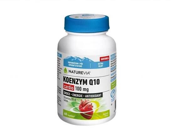 Doplněk stravy kapsle Koenzym Q10 Cardio NatureVia