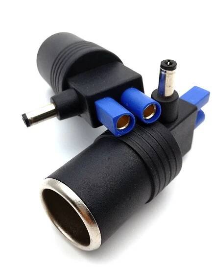 Adaptér pro cigaretový zapalovač do auta DC 5.5 x 2.1 mm / EC5