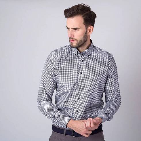Košile London s kostkovaným vzorem  10583