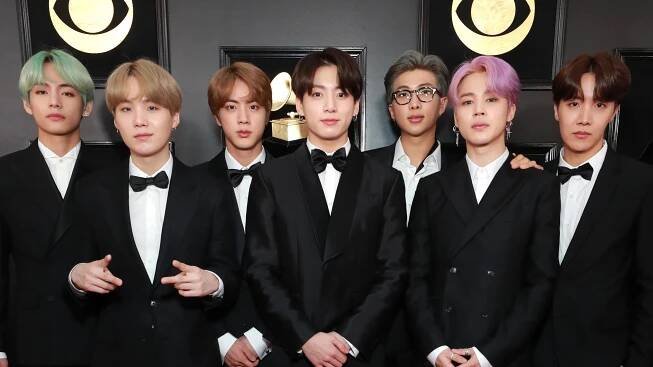 Outfits BTS Wore to the 2019 Grammy Awards Will Be on Display in the Grammy Museum