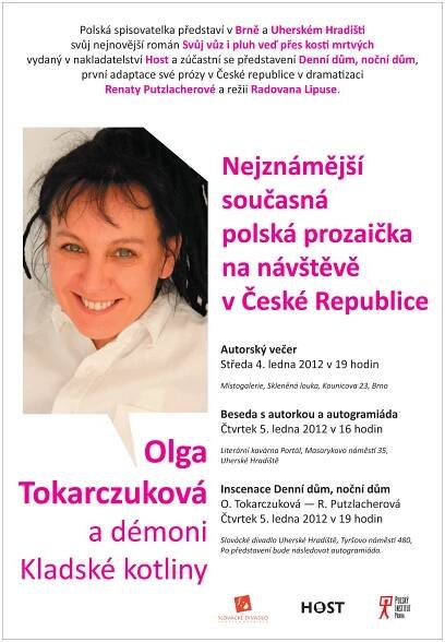 Olga Tokarczuková na návštěvě v České republice | Kavárna Host