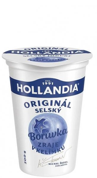 Ochucený jogurt selský Hollandia