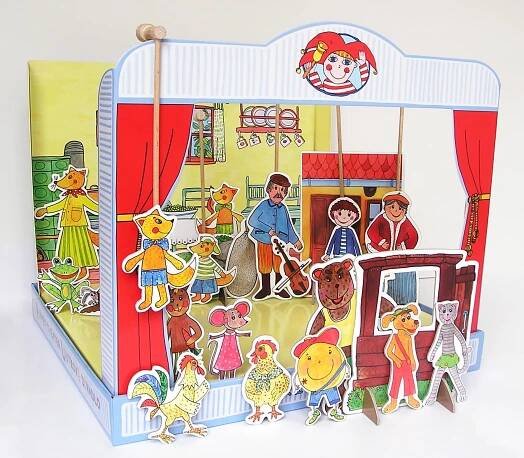 Marionetino Loutkové divadlo Trojpohádka Budulínek 15 loutek